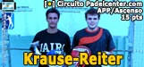 Reiter gana su primer torneo junto a German Krause en la etapa XXIV por 15 puntos