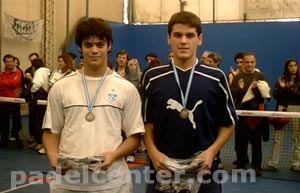 Juanpi D´Aquila y Marcelo Ibañez, campeones sub 18 (click para ver más fotos)