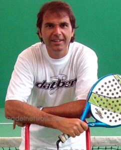 Nito Brea, entrenador de Sebastián Nerone (y del equipo Padelcenter.com, claro)