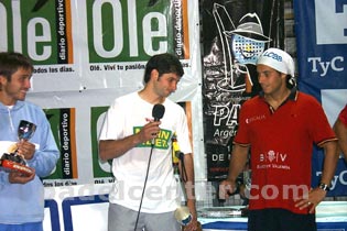 Subcampeonato en el Tigre junto a Belasteguin. A su lado, Maru Lasaigues, quien gan&oacute; junto a Nerone