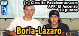 La etapa VII del Circuito APP de Ascenso Padelcenter.com se juega en abril por 10 puntos