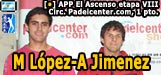 Lopez-Jimenez ganan la etapa VIII por 1 punto