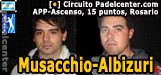 Musacchio-Albizuri, campeones en Rosario de la etapa IX por 15 puntos